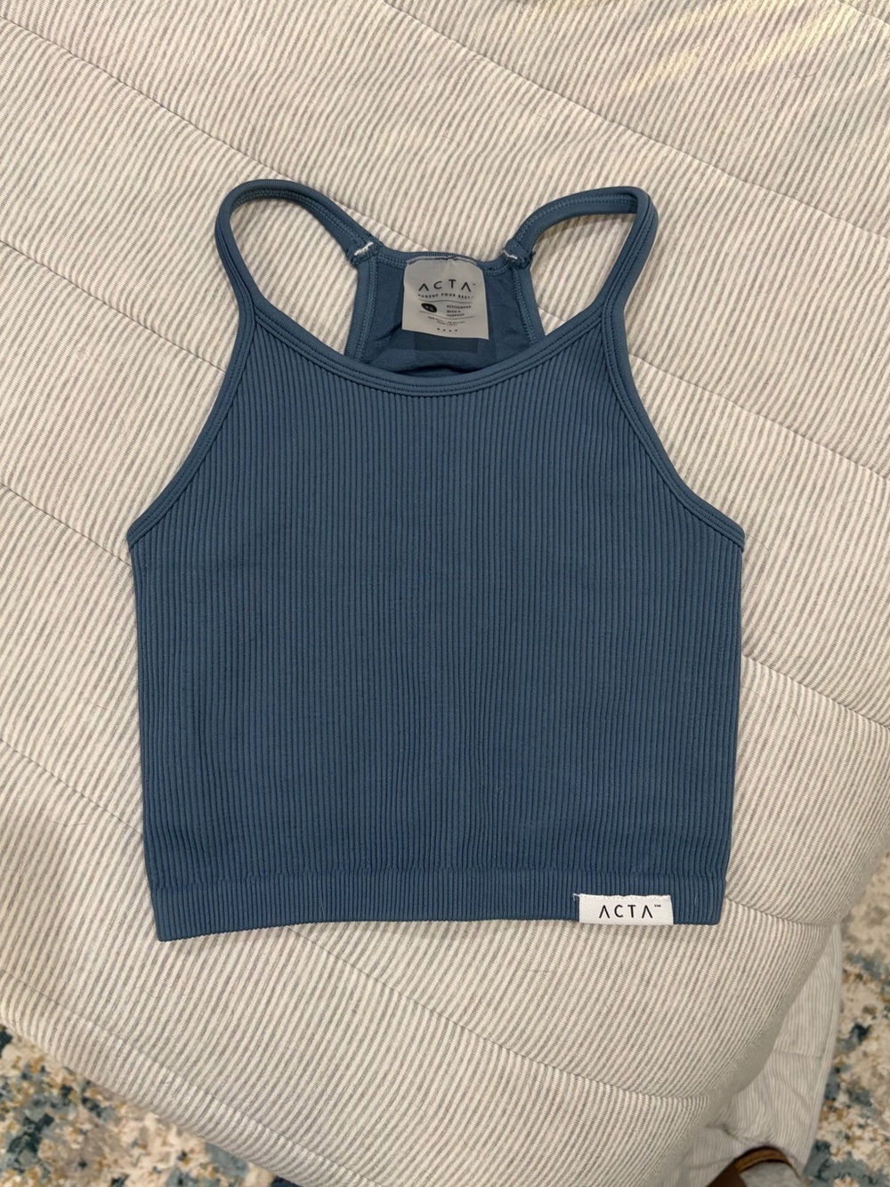 ACTA Ribbed Tank Top